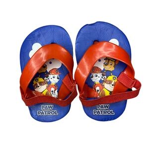 Paw Patrol Flip Flops Baby Sandals Blue and red baby sandals summer beach day